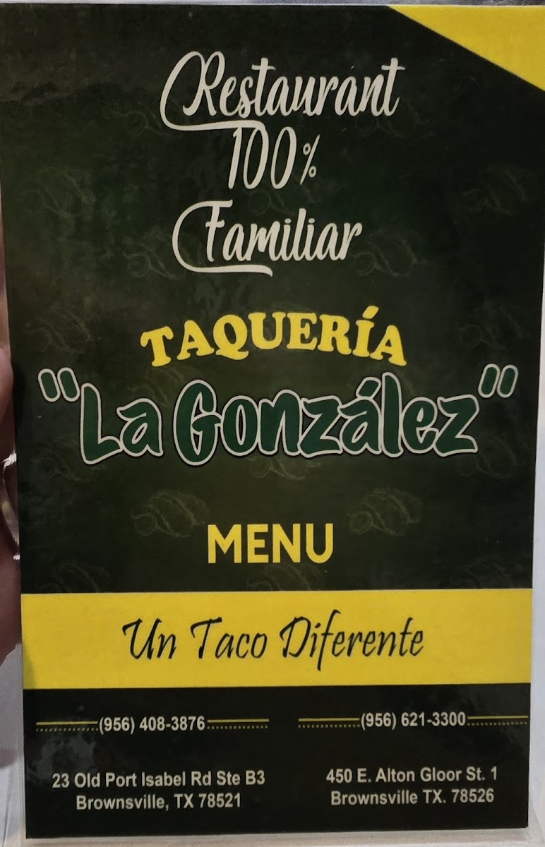 Taqueria La Gonzalez Photo Menu 4