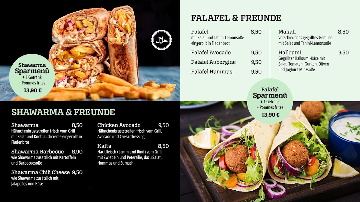 Falafel und Freunde Photo Menu 3