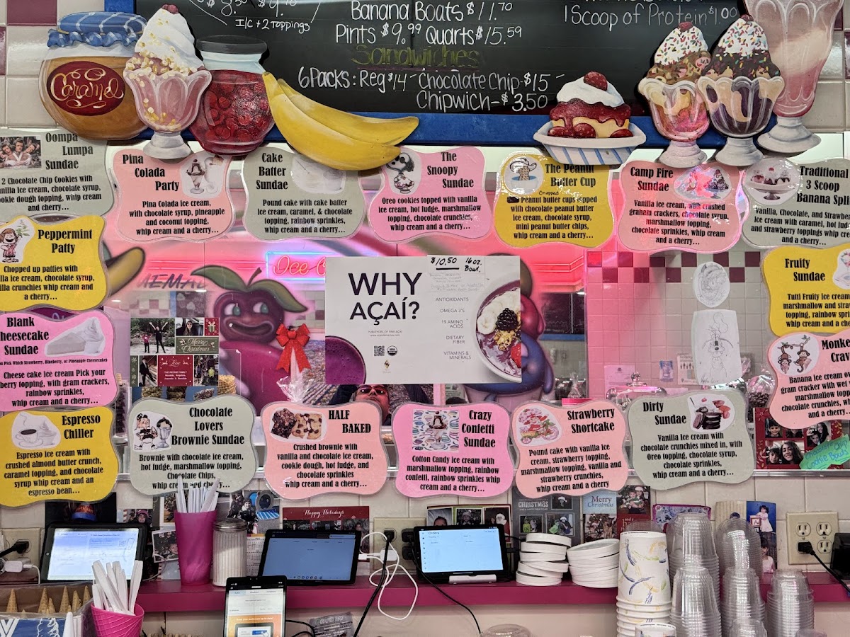 Sweet Sensations Photo Menu 1