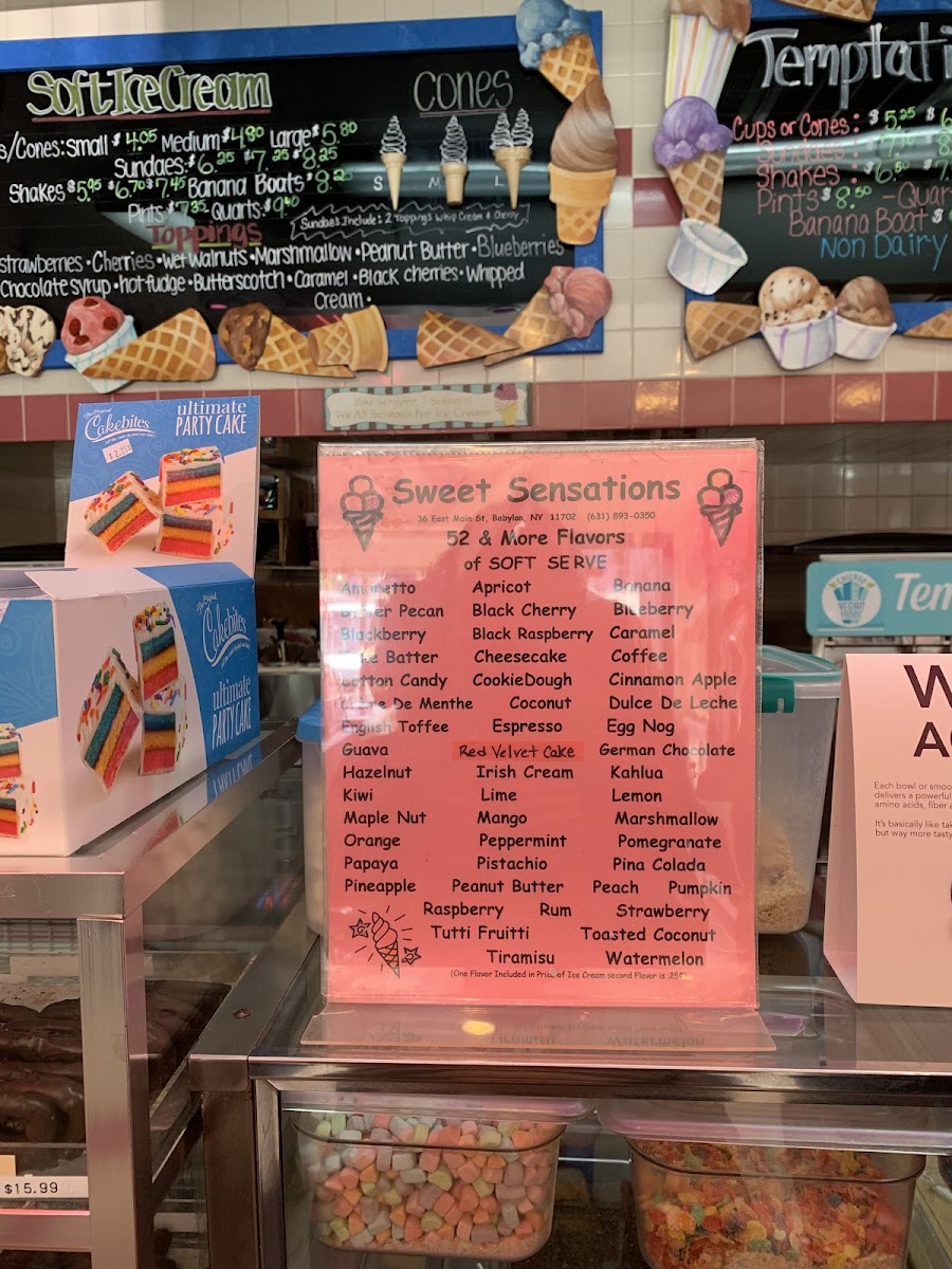 Sweet Sensations Photo Menu 4