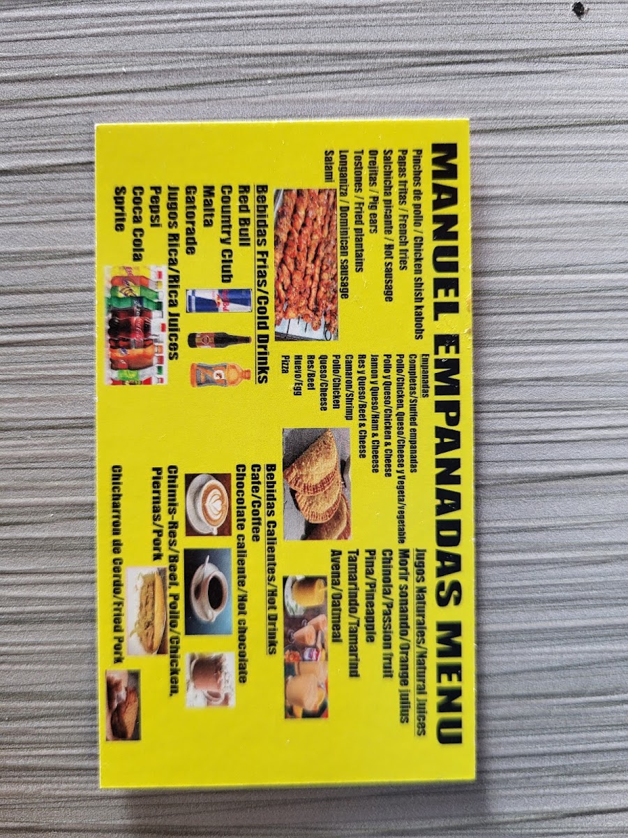 Manuel Empanadas Photo Menu 1