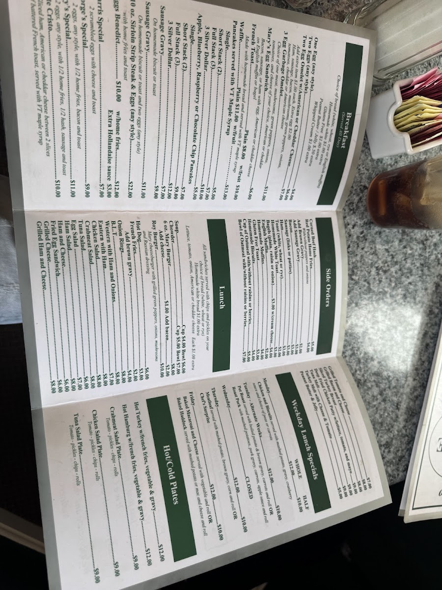 Mary's Cafe Photo Menu 3