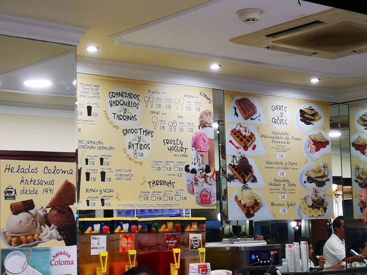 HELADOS Coloma. Photo Menu 8