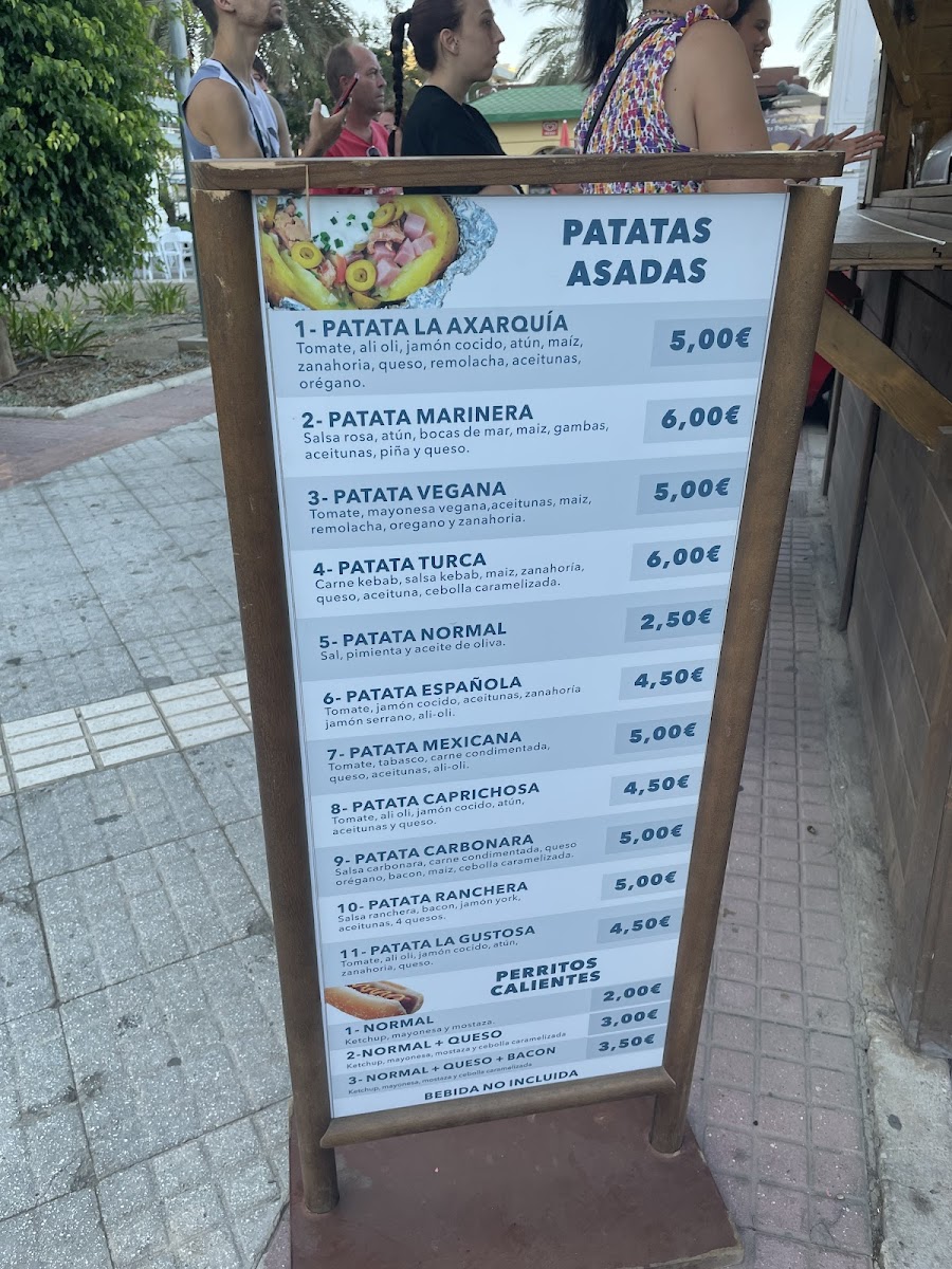 PATATAS ASADAS LA AXARQUIA Photo Menu 2