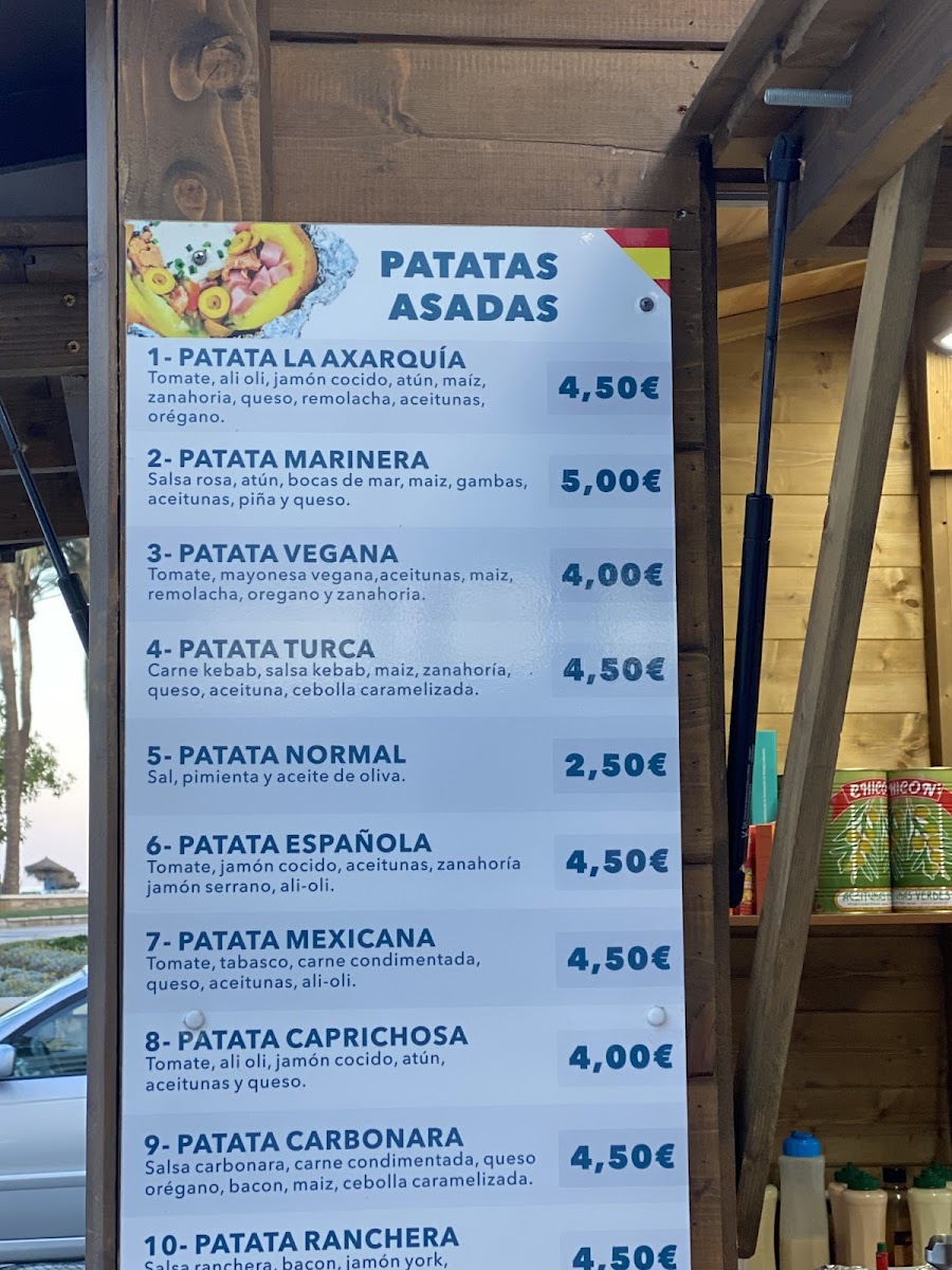 PATATAS ASADAS LA AXARQUIA Photo Menu 4