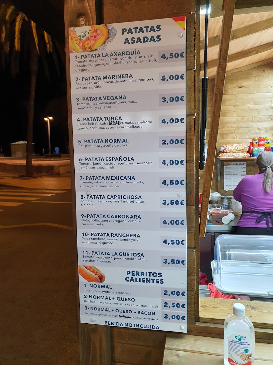 PATATAS ASADAS LA AXARQUIA Photo Menu 5