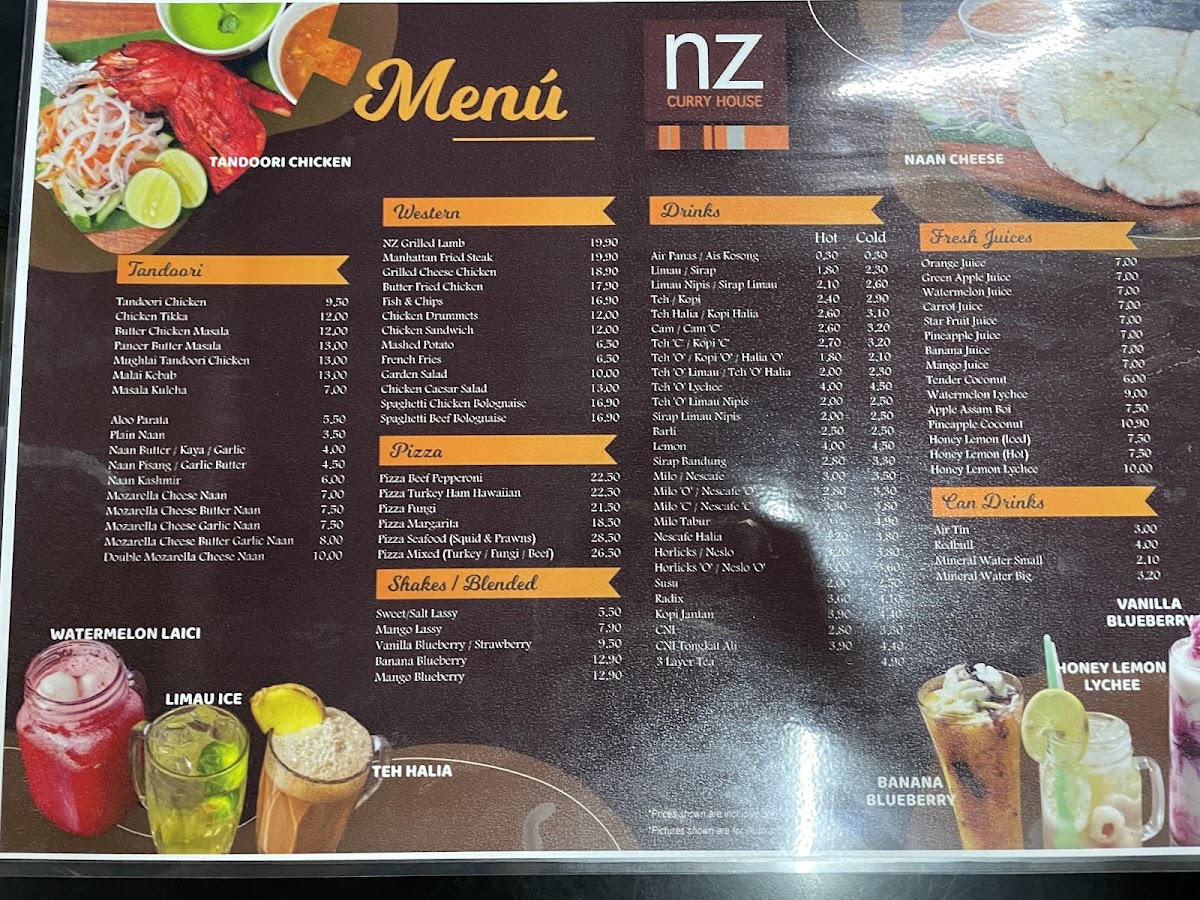 NZ Curry House Photo Menu 8