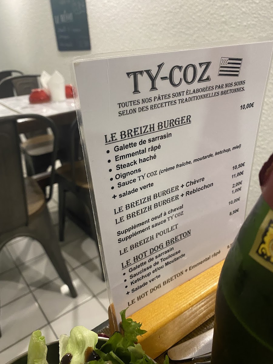 Crêperie Bretonne Tycoz Photo Menu 5