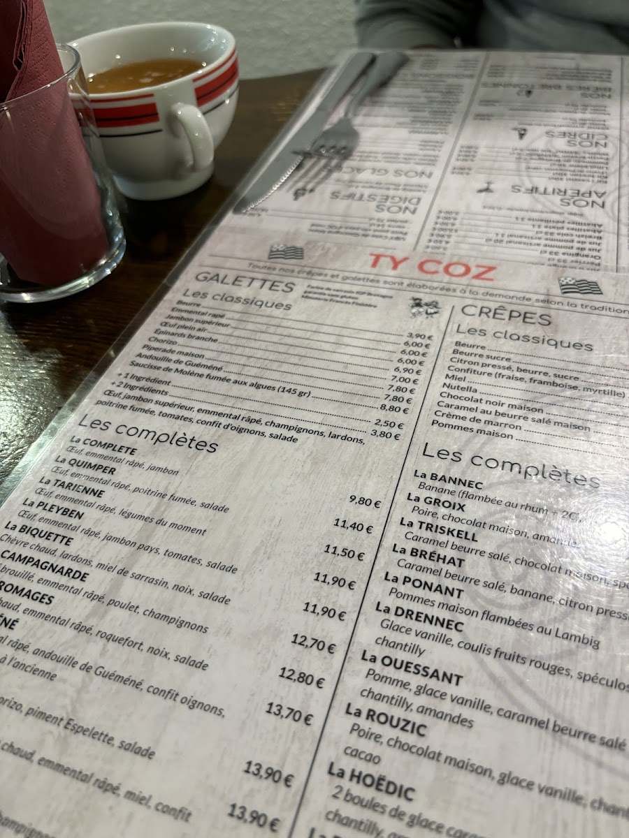 Crêperie Bretonne Tycoz Photo Menu 6