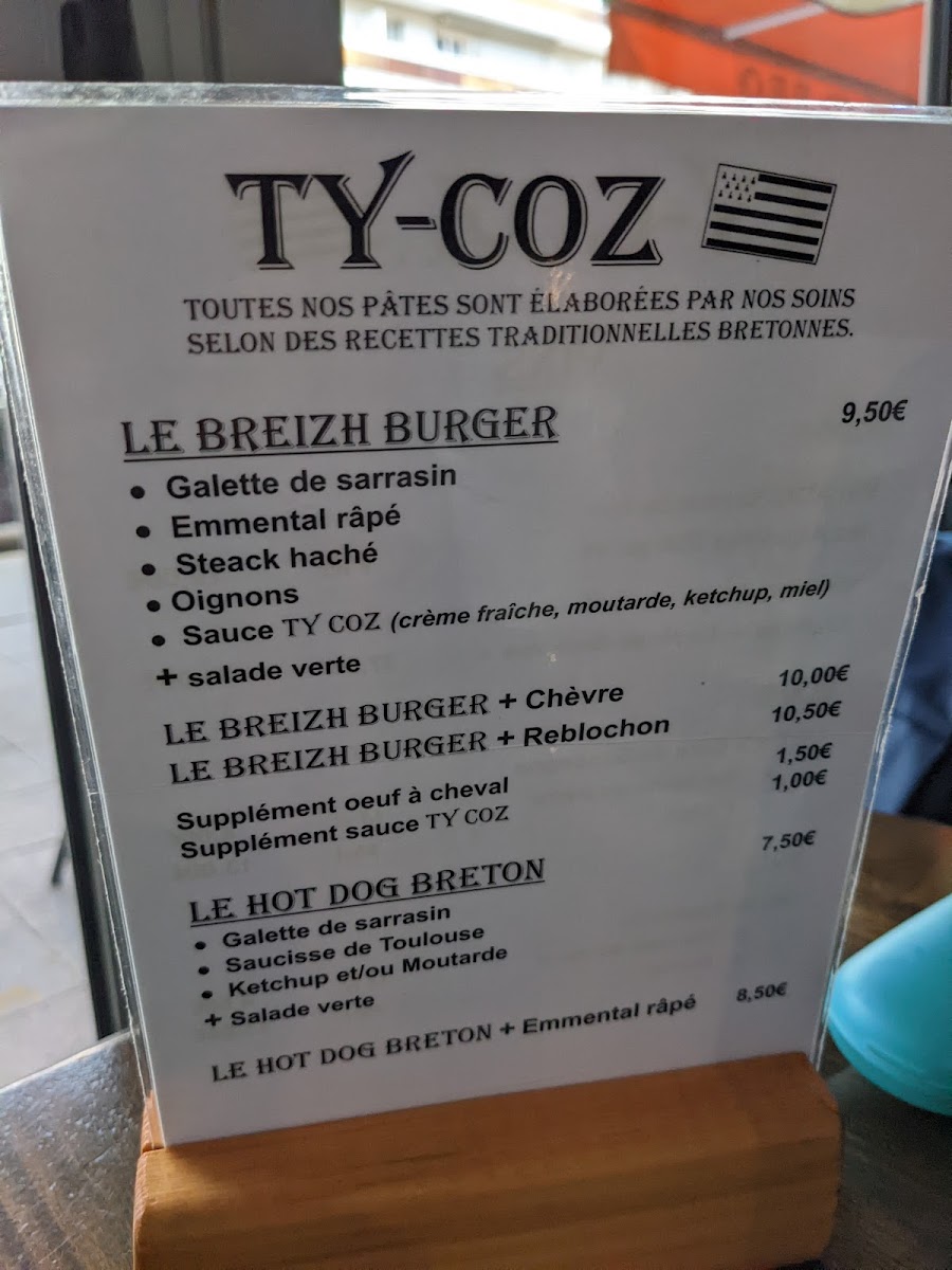 Crêperie Bretonne Tycoz Photo Menu 8