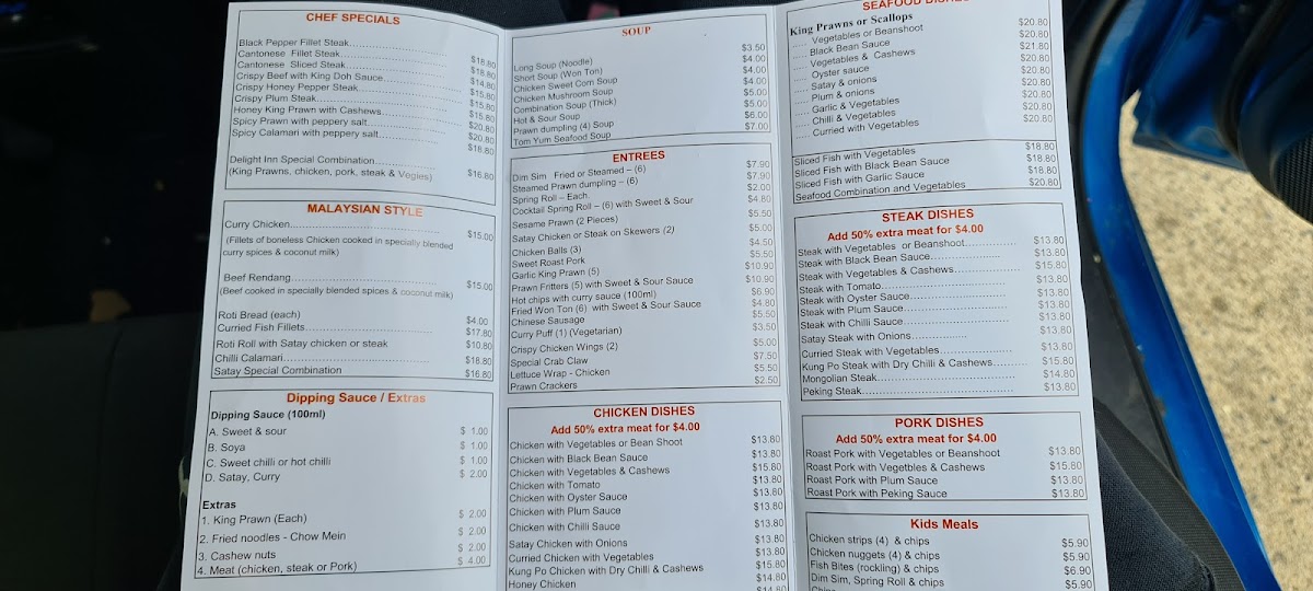 Delight Inn Photo Menu 3