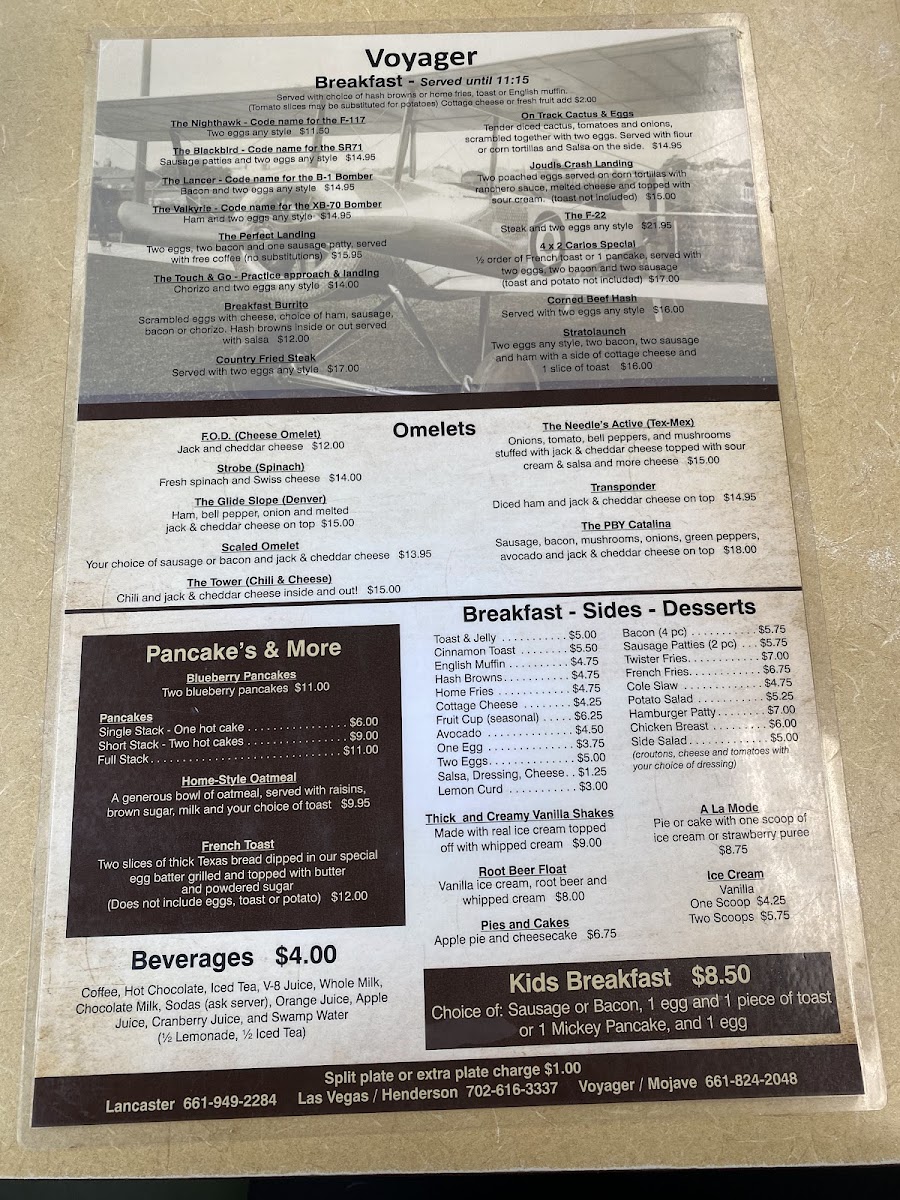 Voyager Restaurant Photo Menu 10