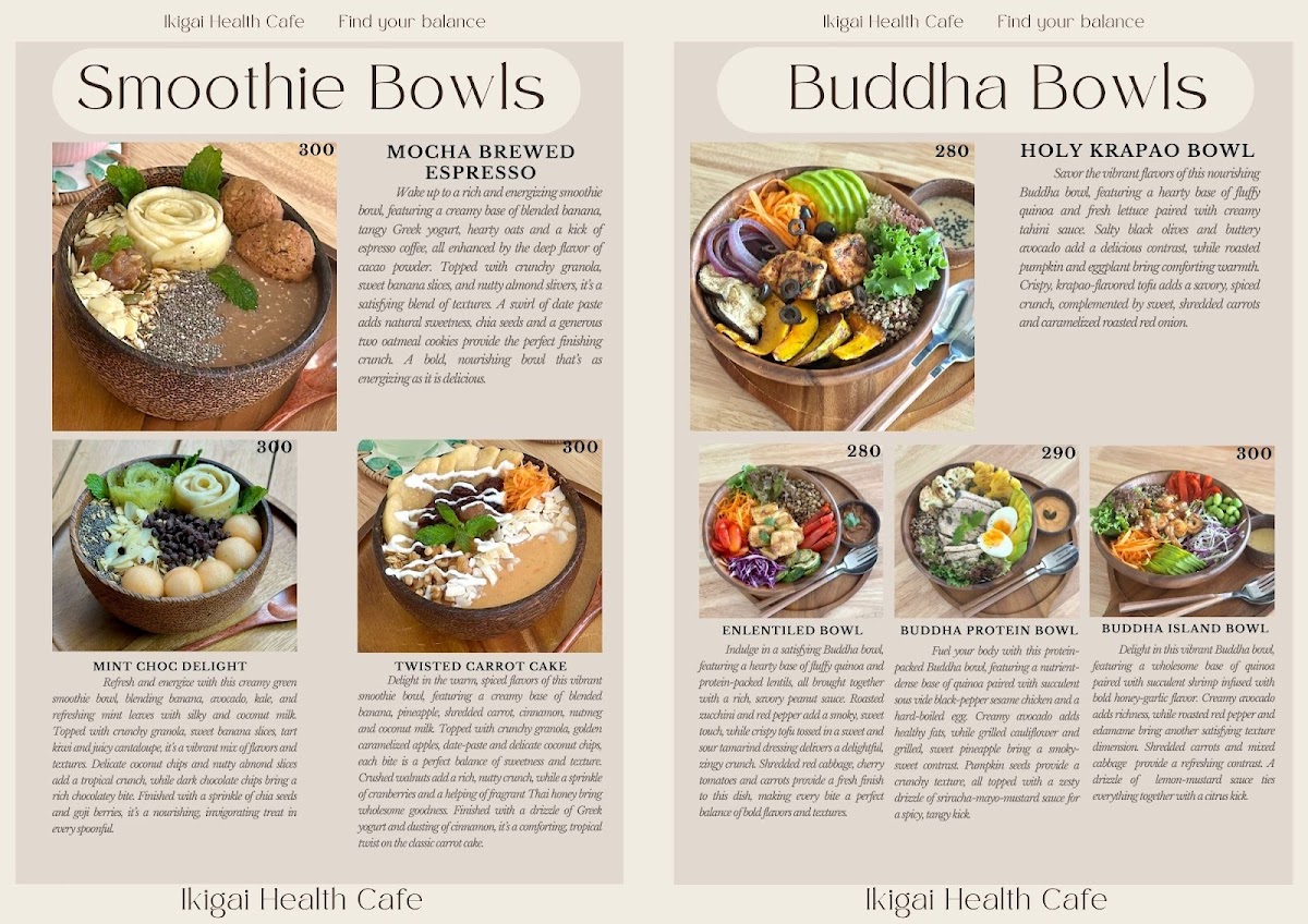 Ikigai Health Cafe Photo Menu 3