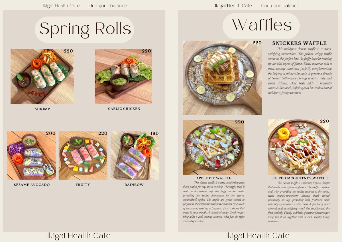 Ikigai Health Cafe Photo Menu 4