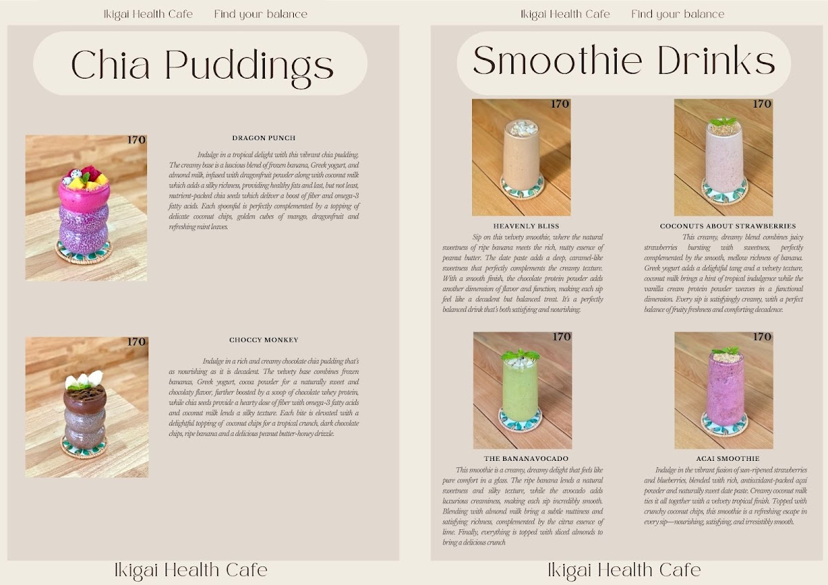 Ikigai Health Cafe Photo Menu 6