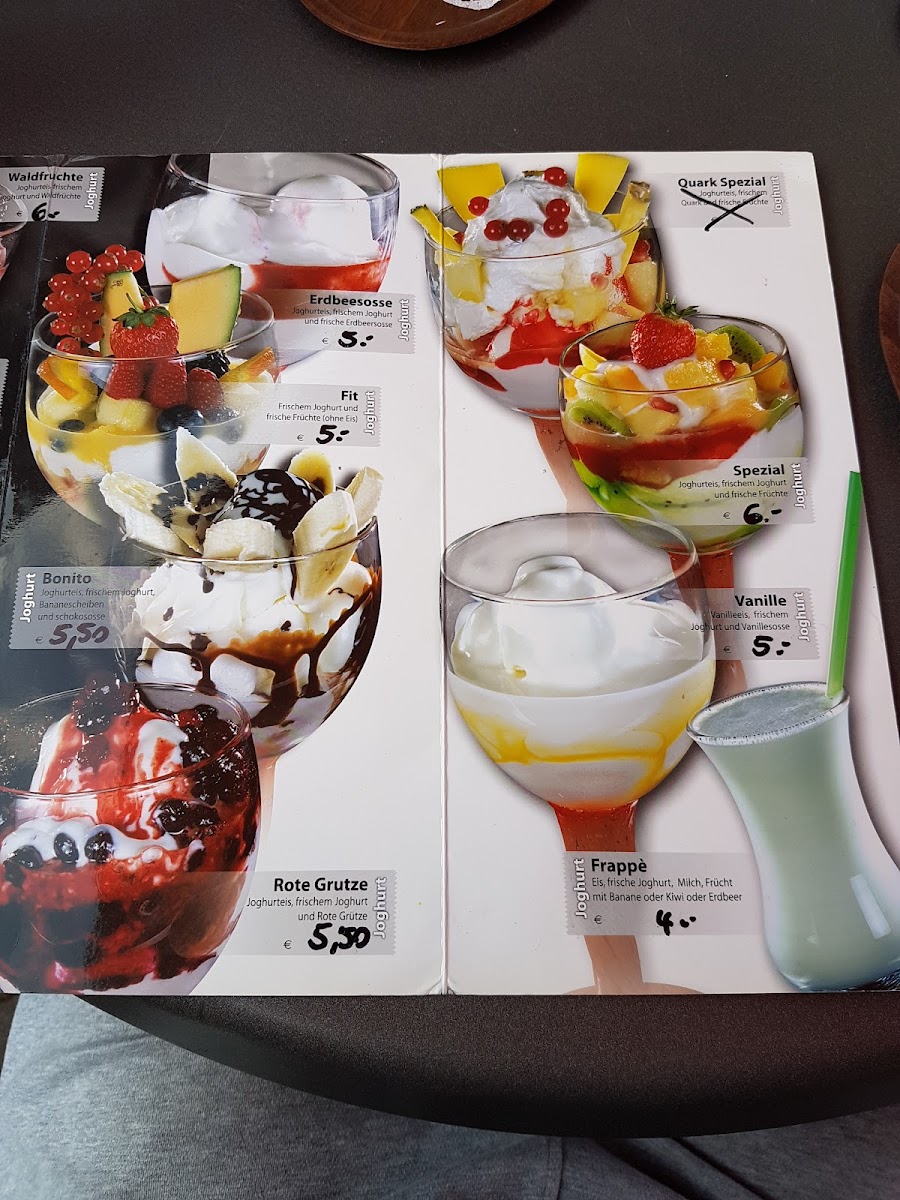 Eis Café De Bona Photo Menu 2