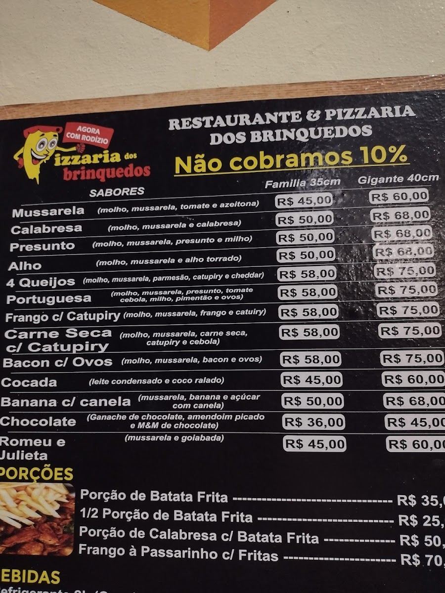 Pizzaria Dos Brinquedos Photo Menu 1