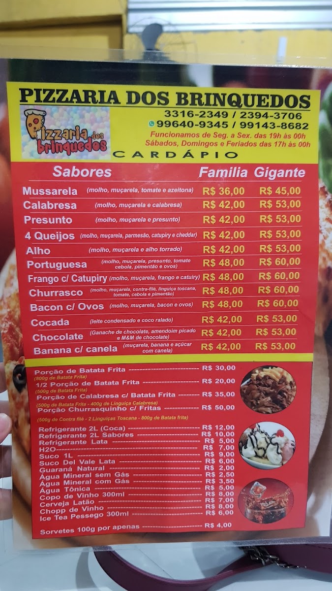 Pizzaria Dos Brinquedos Photo Menu 4