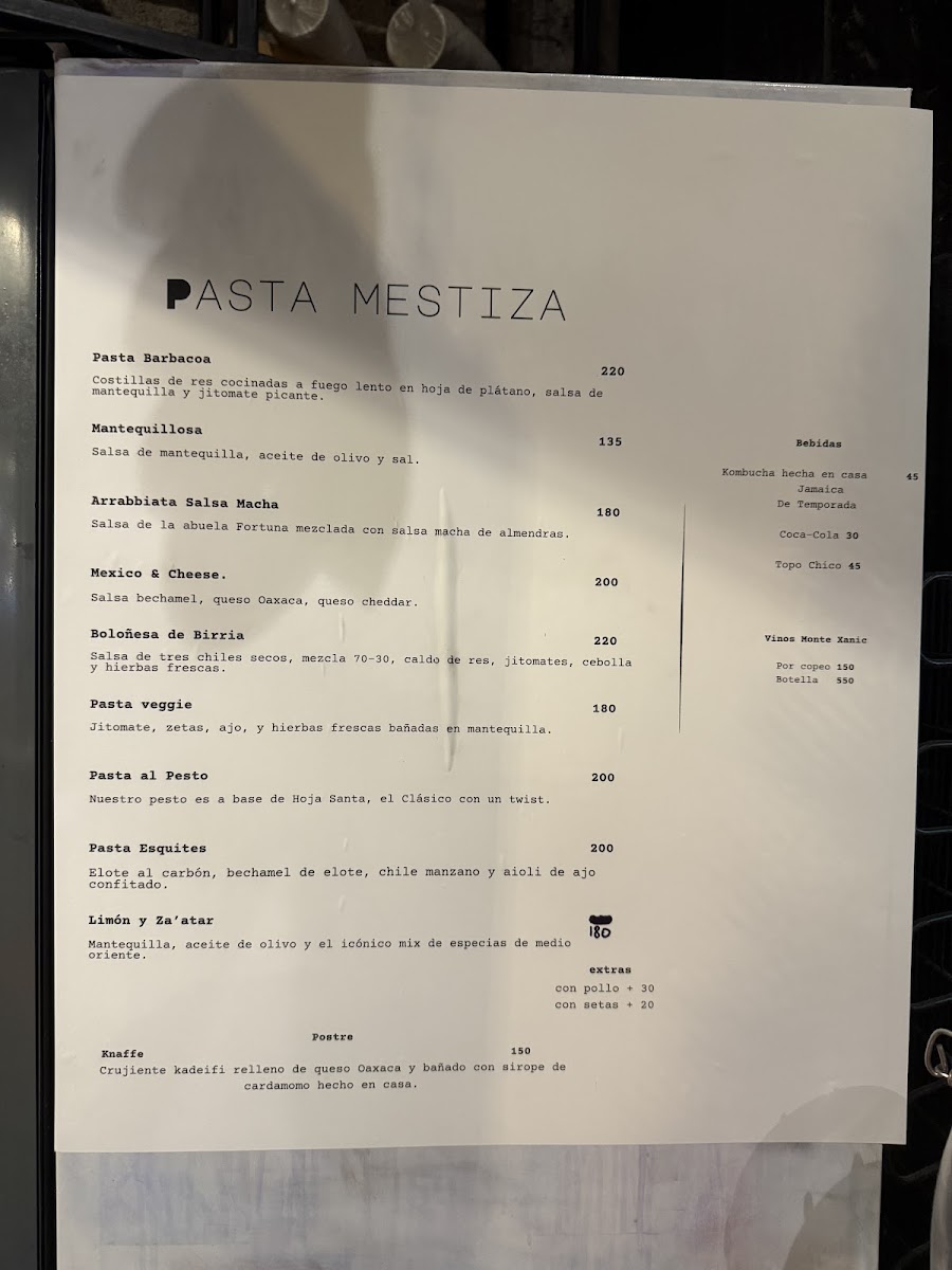 Pasta Mestiza Photo Menu 3