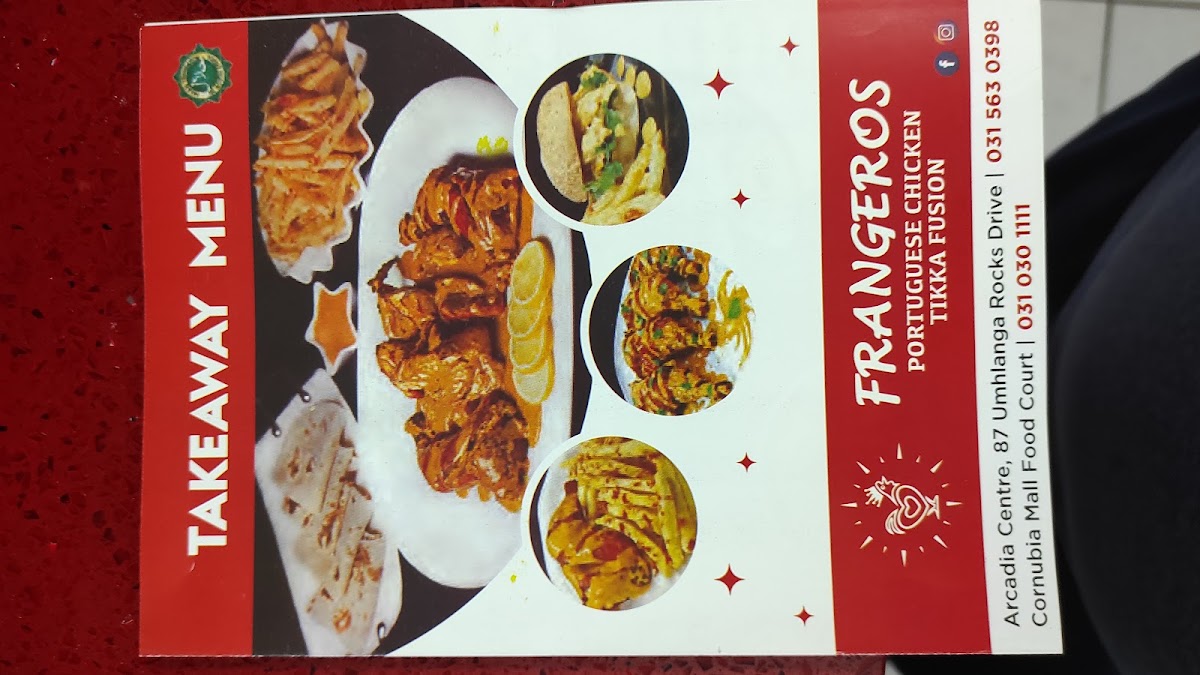 Frangeros Durban North Photo Menu 4