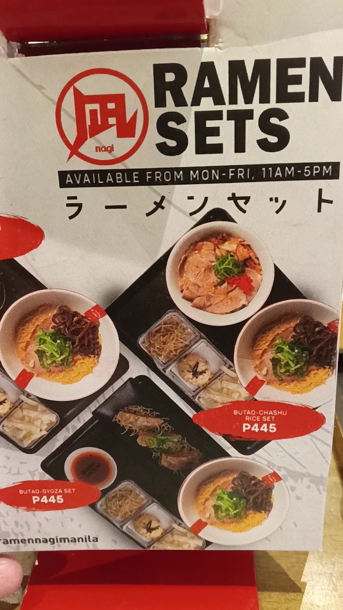 Ramen Nagi - Festival Mall Photo Menu 3