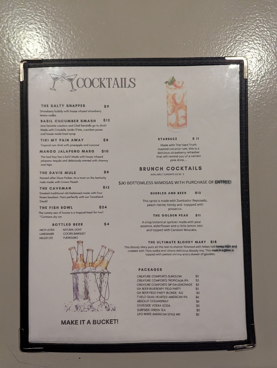 The Salty Snapper Photo Menu 1