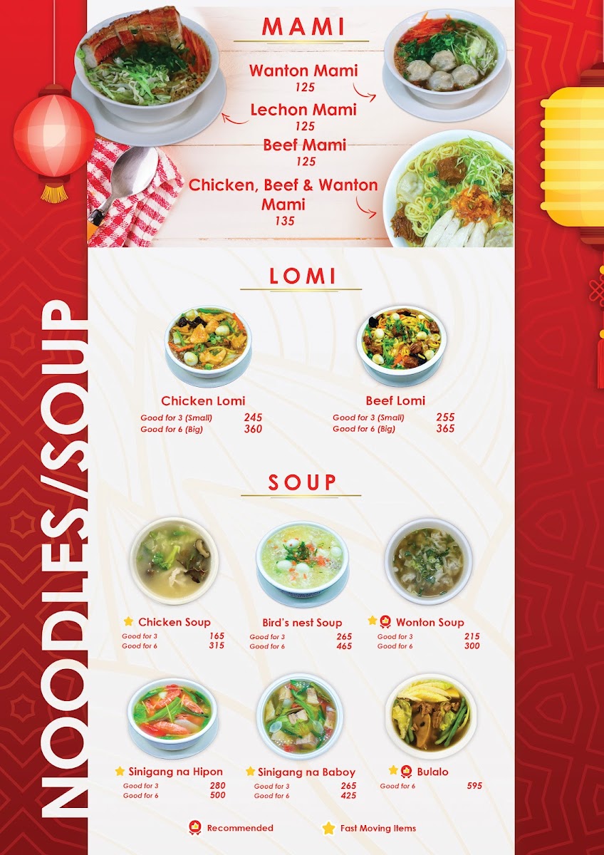 Pyesta Diner Photo Menu 1