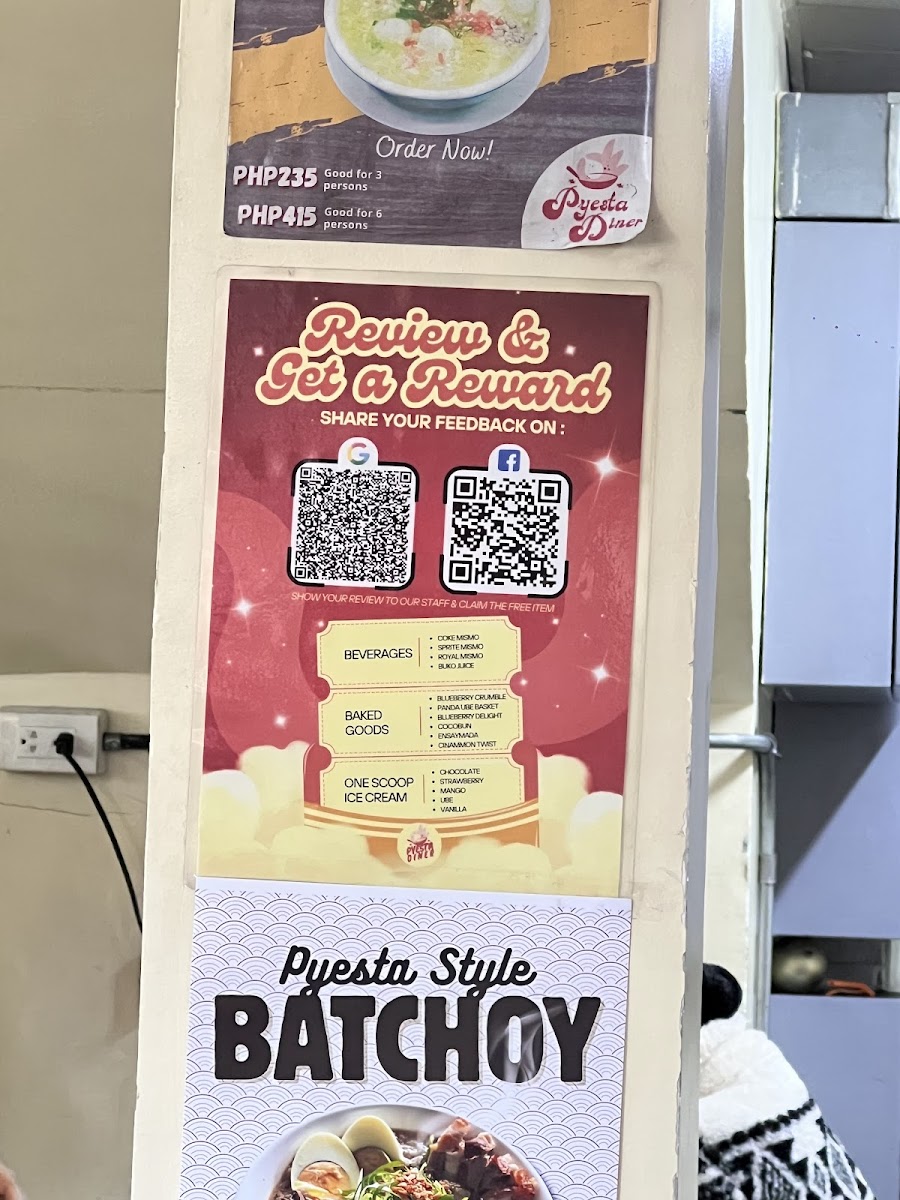 Pyesta Diner Photo Menu 2