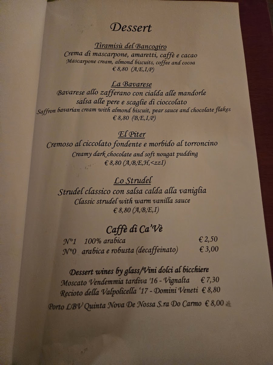 Osteria Bancogiro Photo Menu 6