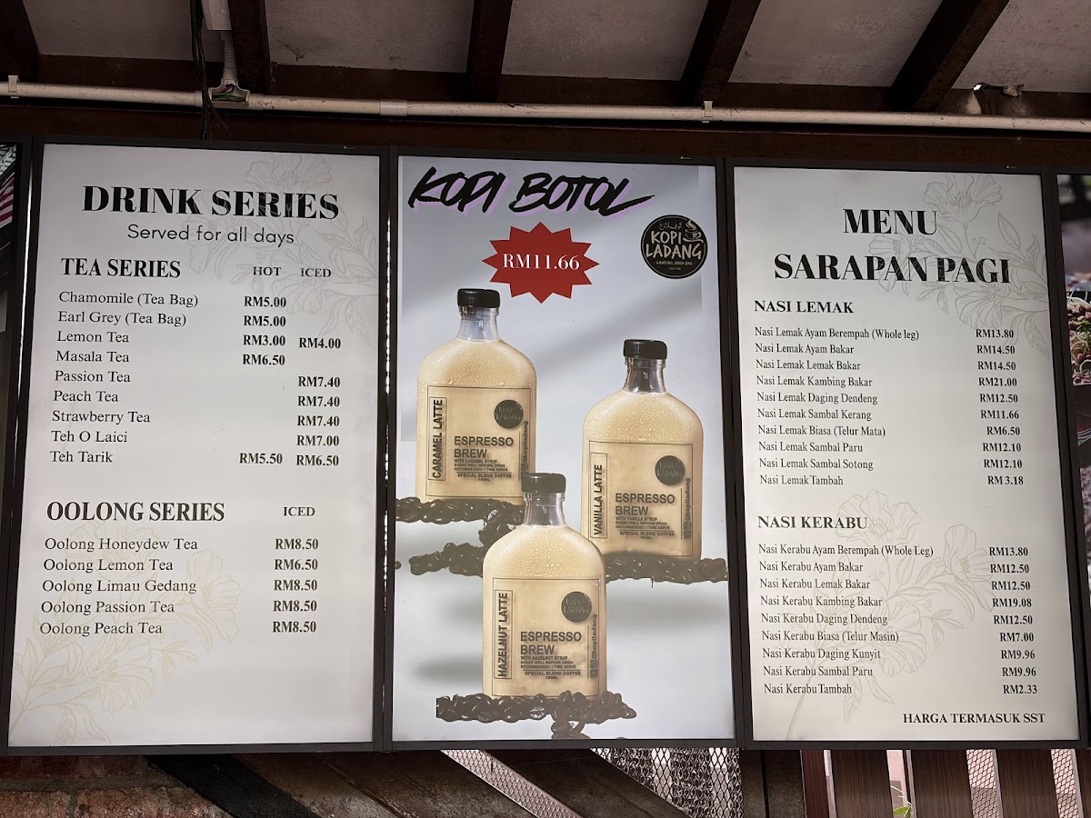 Kopi Ladang Restaurant Photo Menu 3