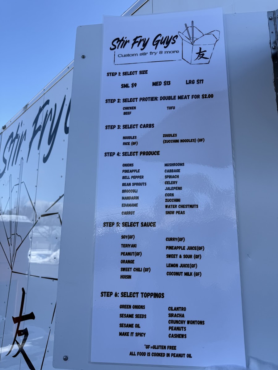 Stir Fry Guys Photo Menu 1