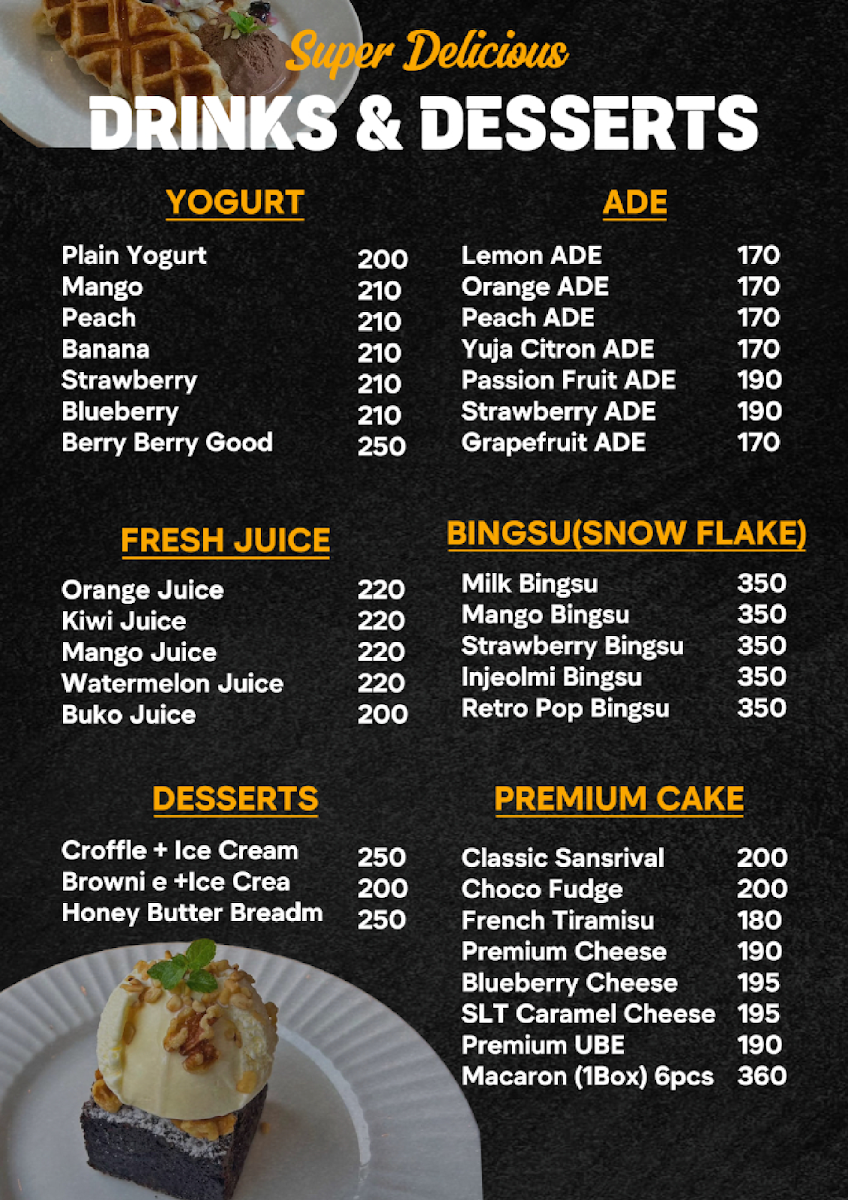 Cafe Retro 252 Photo Menu 1