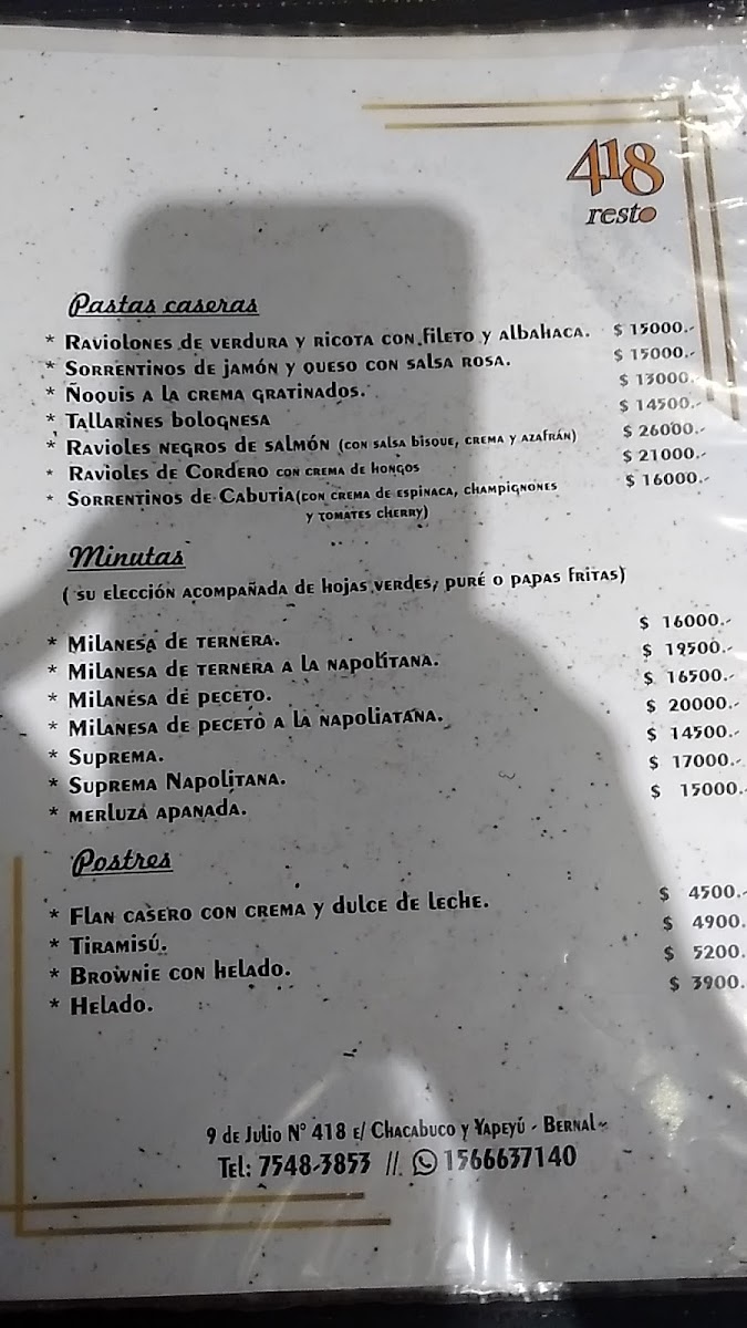 418 Resto Photo Menu 2