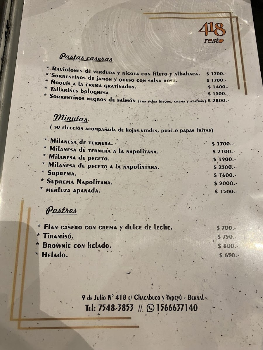 418 Resto Photo Menu 4