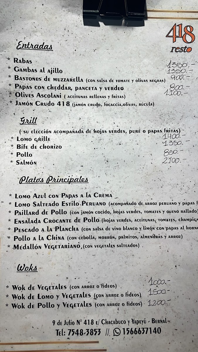 418 Resto Photo Menu 8