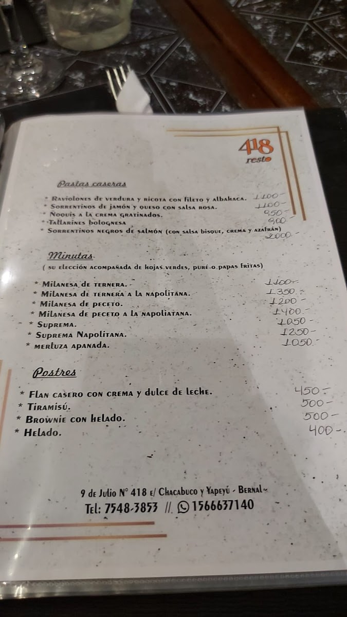418 Resto Photo Menu 9