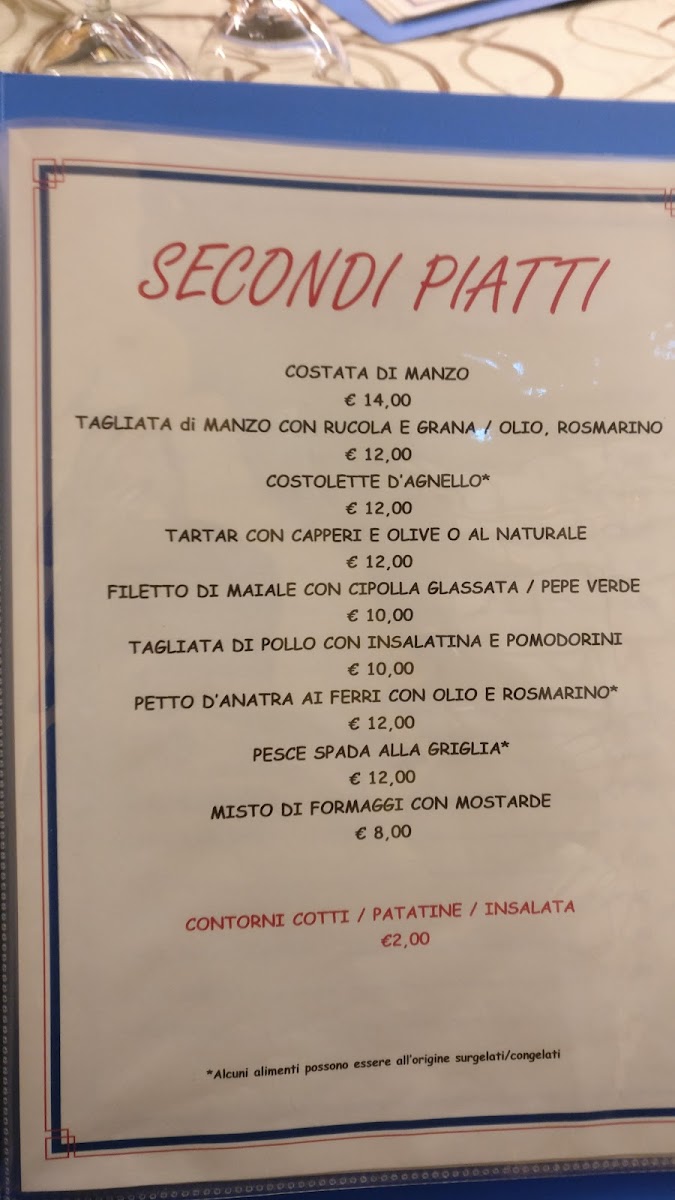La Degusteria Photo Menu 1