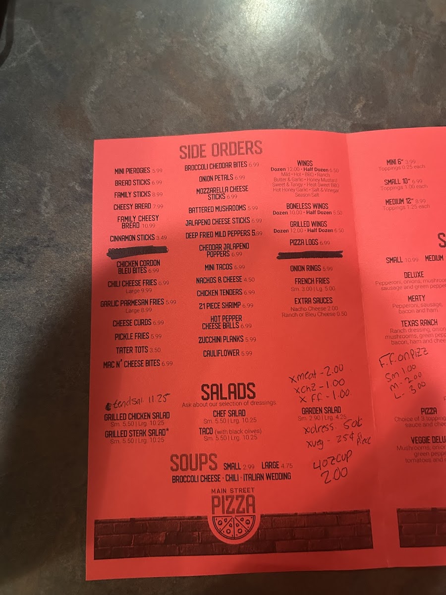 Main Street Pizza Photo Menu 7