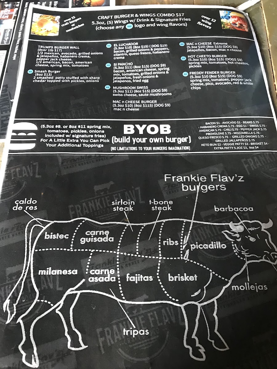 Frankie Flav's Craft Burger House Photo Menu 4