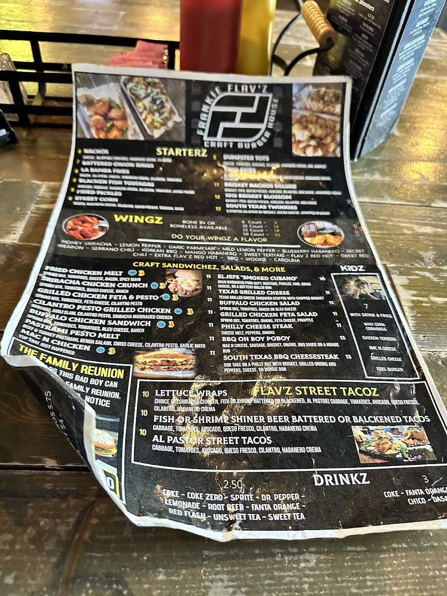Frankie Flav's Craft Burger House Photo Menu 6