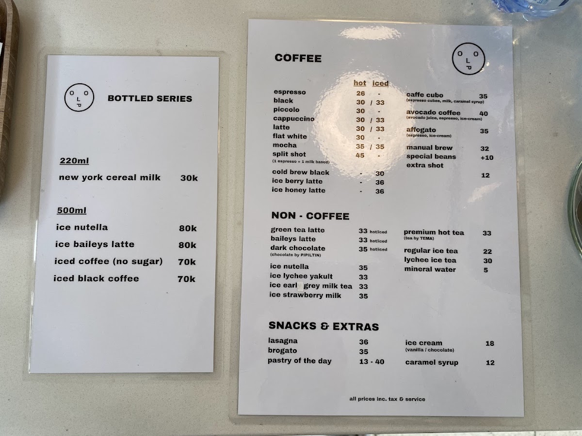 POPOLO Coffee Sentul Photo Menu 5