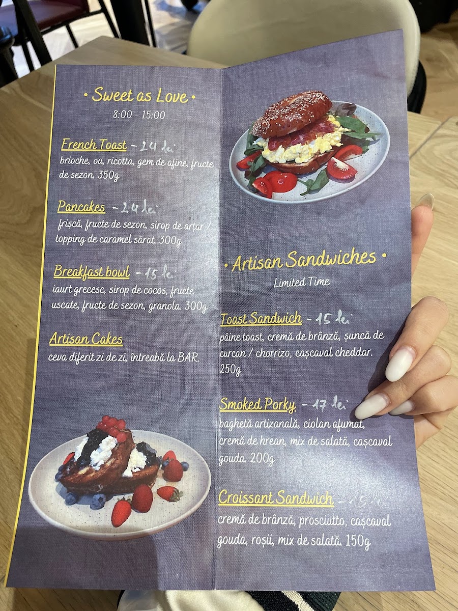 Artisan Coffee & Wine Photo Menu 2