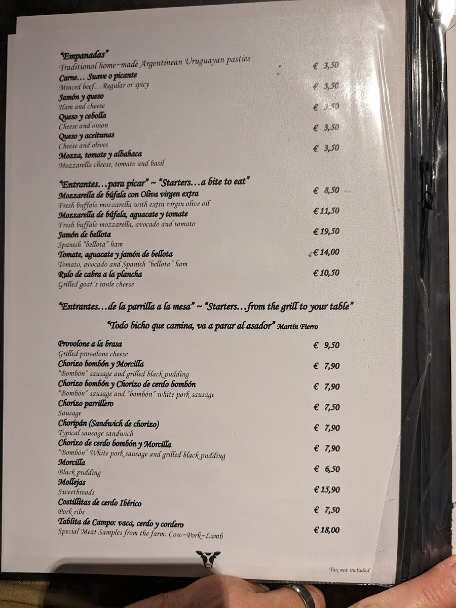 La Portena Photo Menu 3
