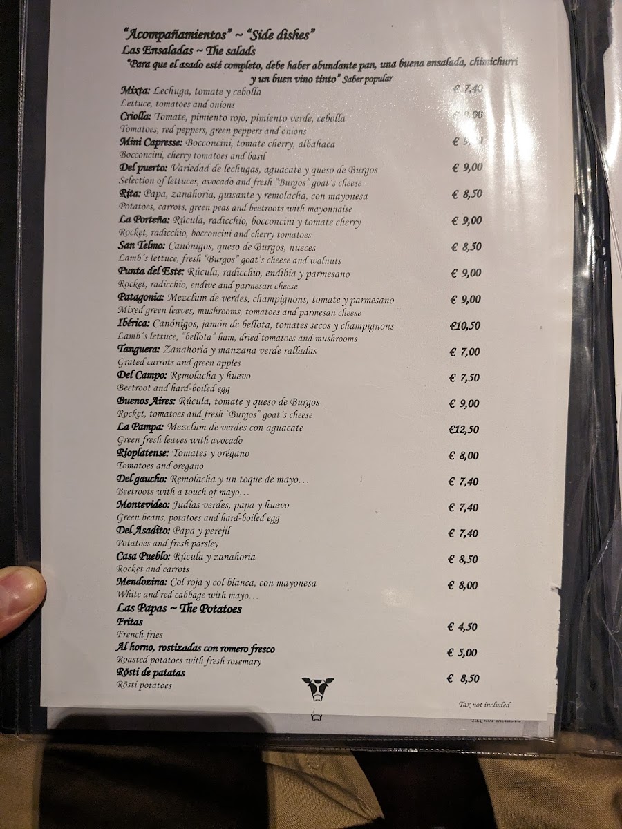La Portena Photo Menu 5