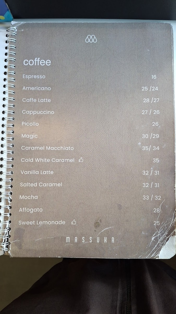 Massuka Coffee and Eatery Photo Menu 1