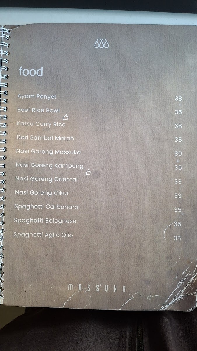 Massuka Coffee and Eatery Photo Menu 2
