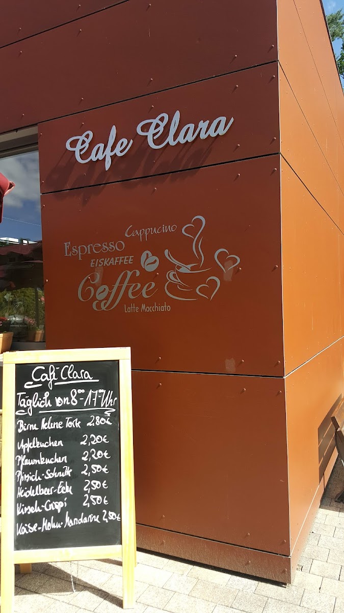 Café Clara Photo Menu 1