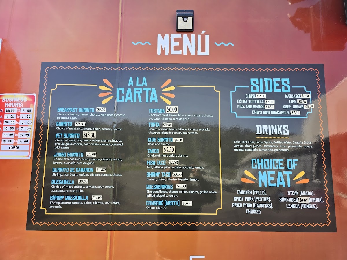 Chavita’s Mexican Food Photo Menu 2