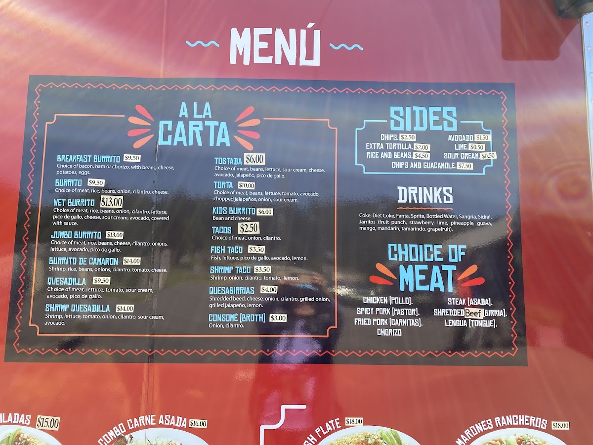 Chavita’s Mexican Food Photo Menu 3