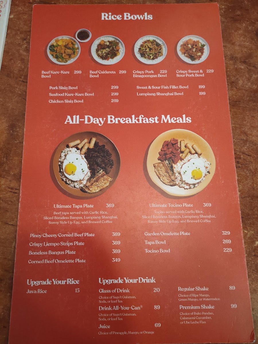 Max's - SM City Bicutan Photo Menu 1